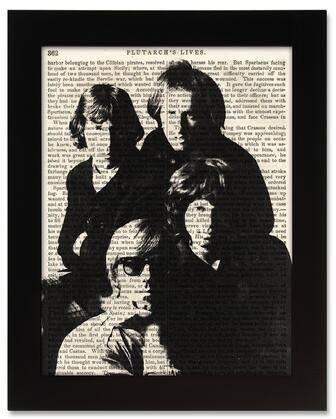 The Doors 1968 Antique Book Art Print